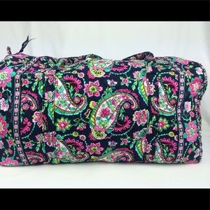 vera bradley petal paisley large duffle